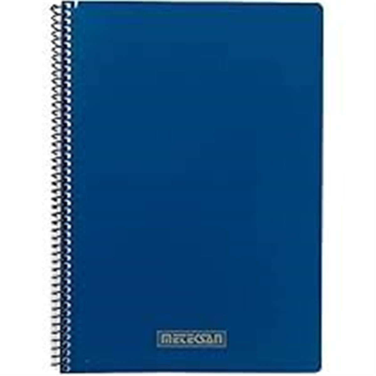 Meteksan Karina Pastel Spiralli A4 Defter Çizgili 100 Yaprak Mavi