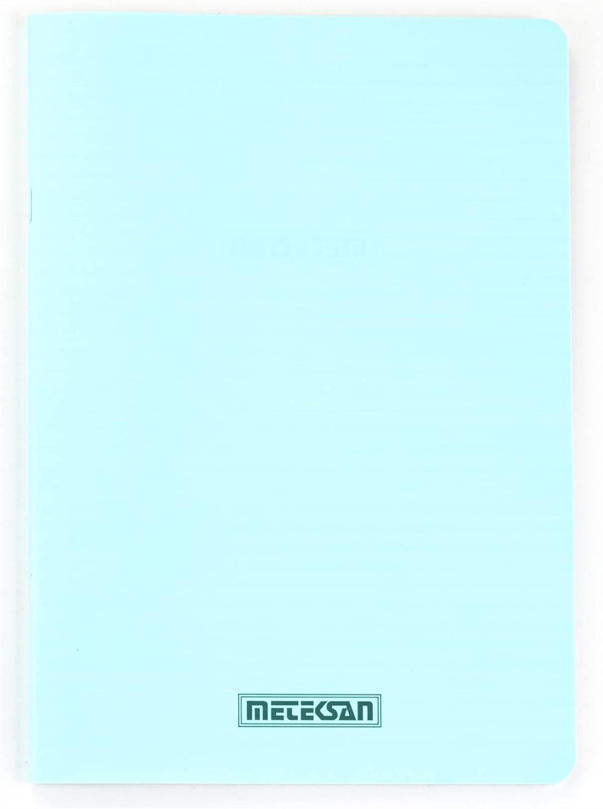 Meteksan Seren Pastel Pp Kapak A4 Defter Kareli 60 Yaprak Mavi