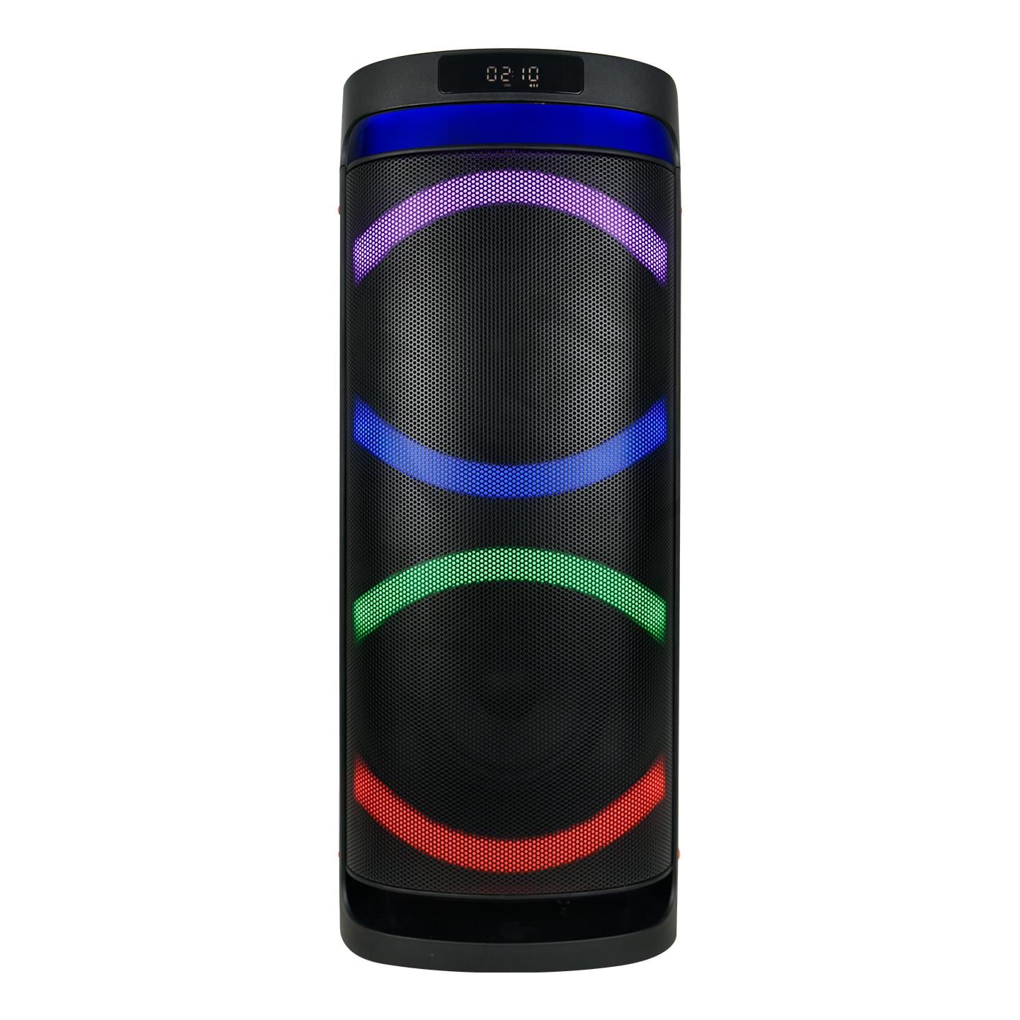 Mikado MD-288KP 80W RGB Işıklı USB-TF-FM-BT-TWS Kablosuz Mikrofonlu Öğretmen-Toplantı Anfisi
