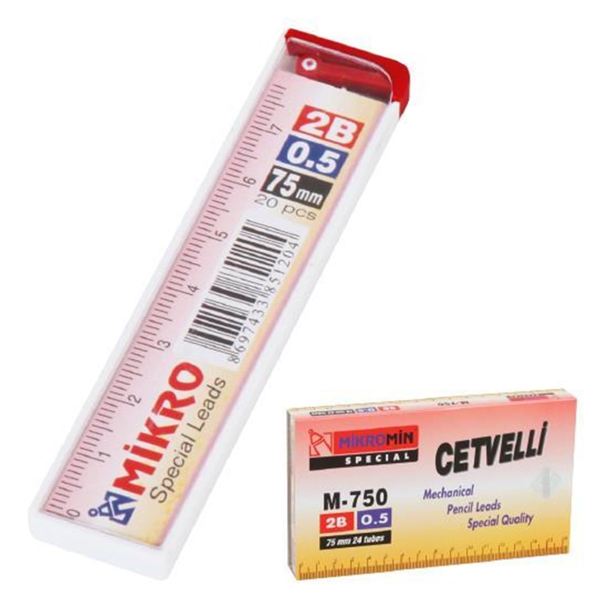 Mikro Cm05 75Mm Cetvelli Kursun Kalem Ucu 0,5Mm