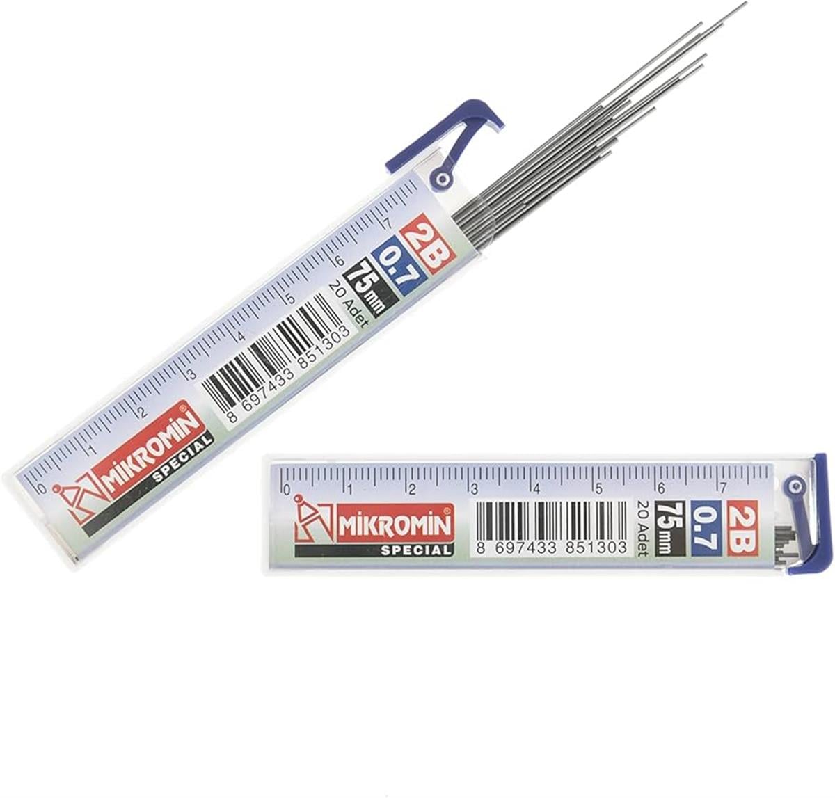 Mikro Cm07 M-750 75Mm 2B Cetvelli Kursun Kalem Ucu 0.9Mm