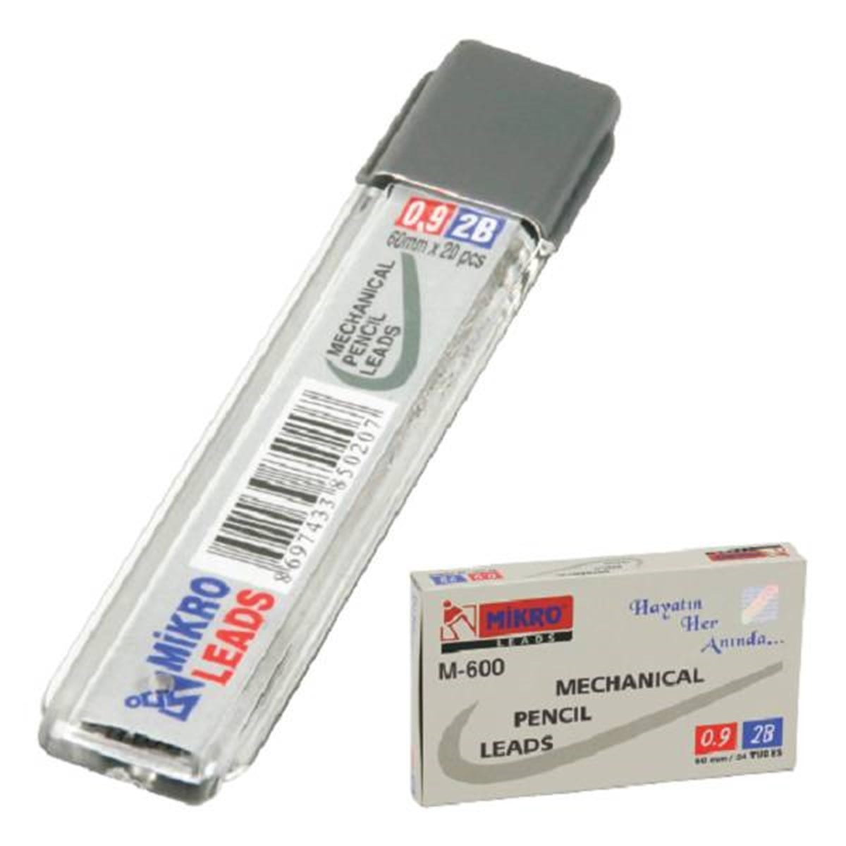 Mikro Km09 M-600 60Mm Kursun Kalem Ucu (Kisa Min) 0.9Mm 