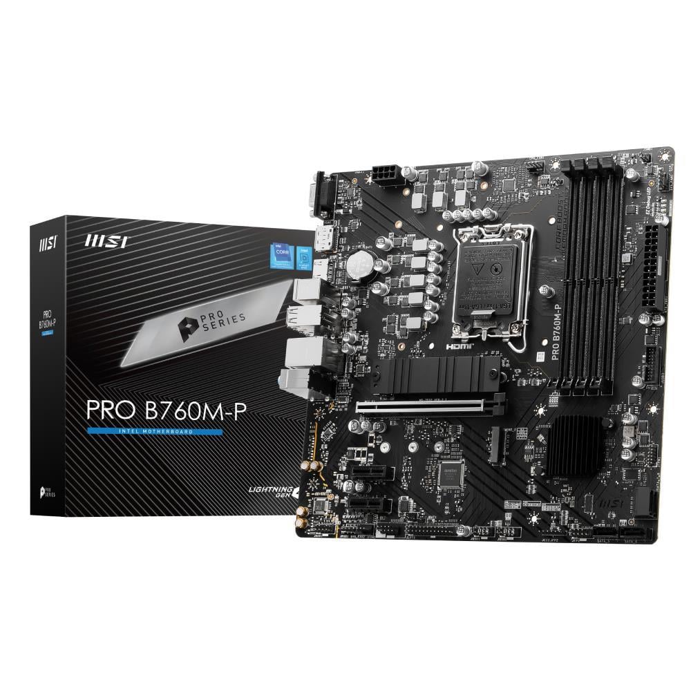 Msı Pro B70M-P Intel B760 Soket 1700 DDR5 6800(OC)MHz mATX Gaming (Oyuncu) Anakart