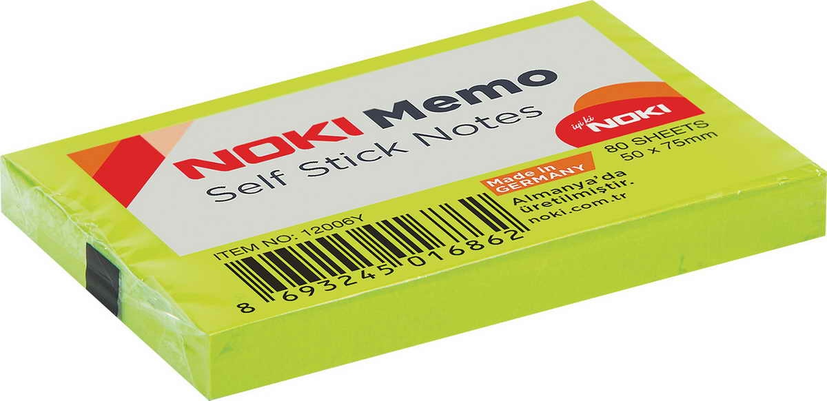 Noki 12006Y 50X75 Yapiskanlik Notluk Yesil