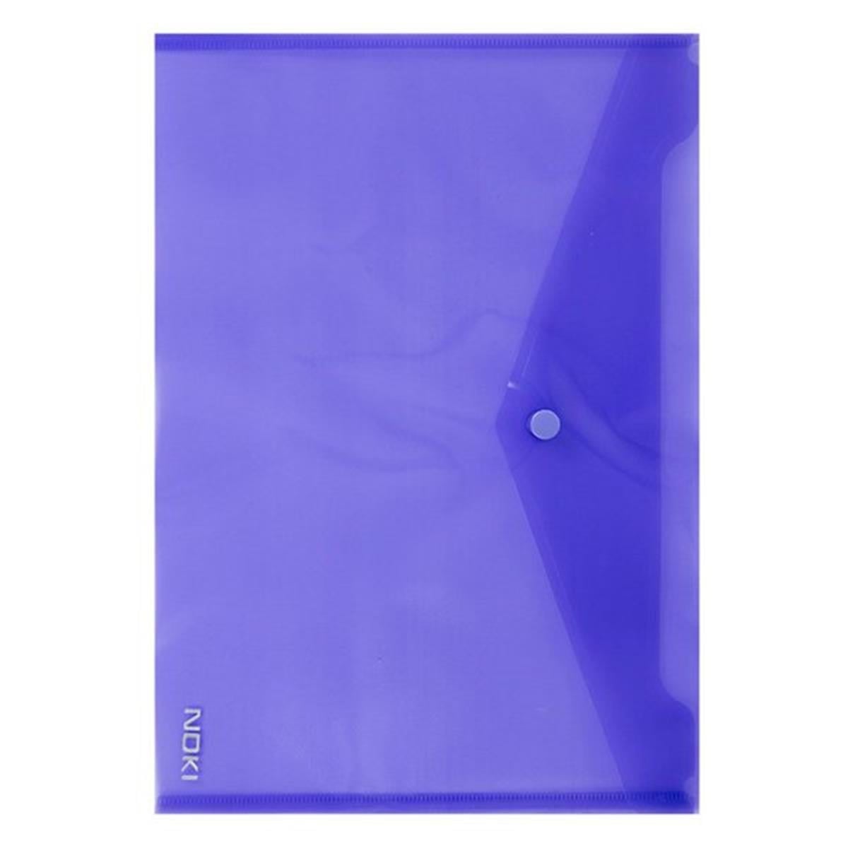 Noki 3101 Pp A4 Çitçitli Evrak Zarfi Mor 140 Micron