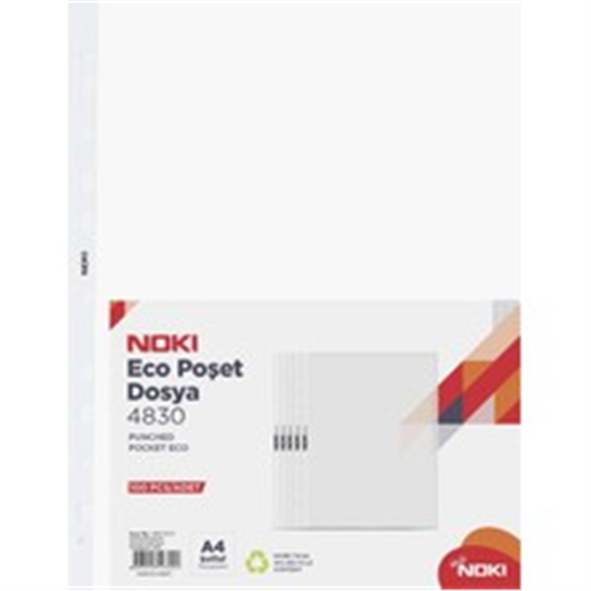 Noki 4835 Poset Dosya Pp A5 100Lü Beyaz Kenarli