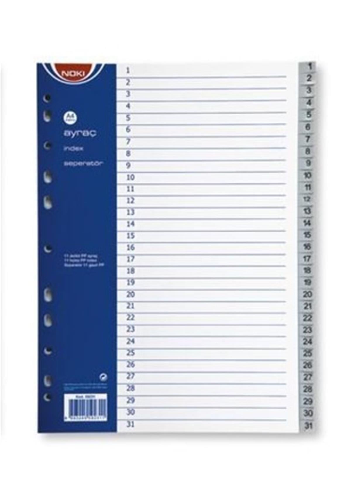 Noki 59231 Ayraç Pp 1-31 Rakamli