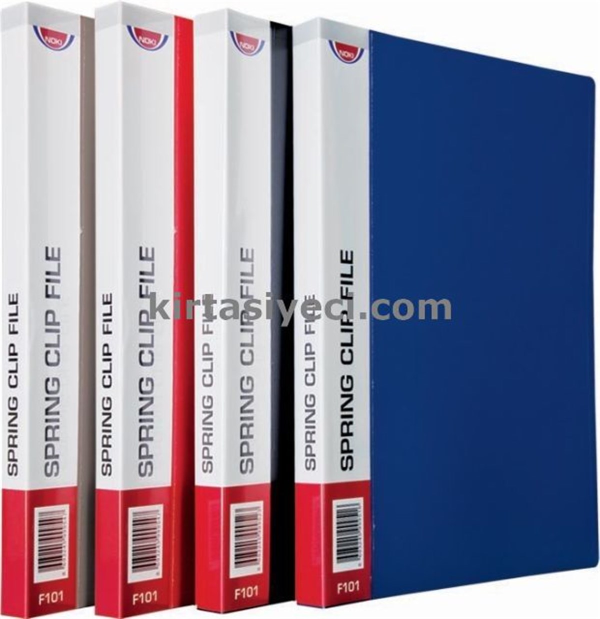 Noki F101-080 Dosya Mat Yayli Kirmizi 