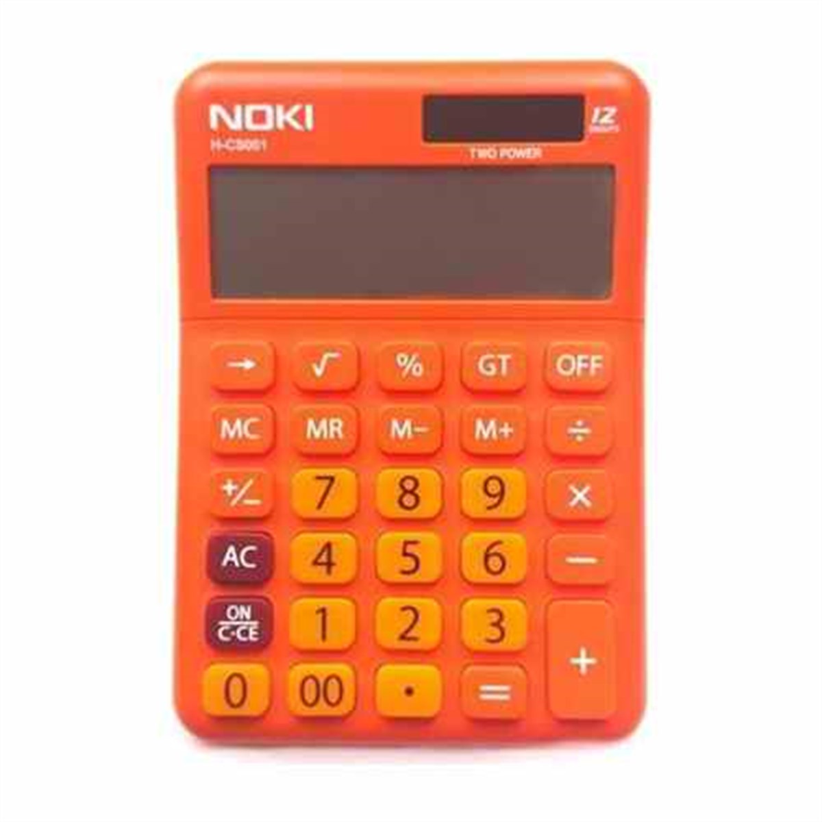 Noki H-Cs001 Hesap Makinesi  12 Hane Turuncu