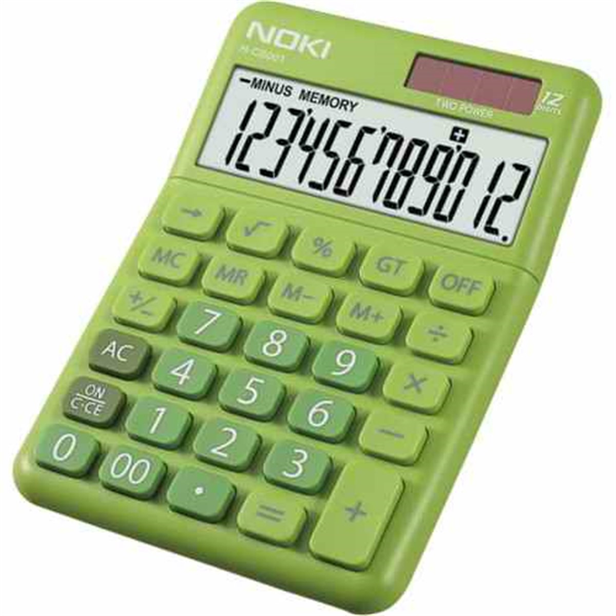 Noki H-Cs001 Hesap Makinesi  12 Hane Yesil