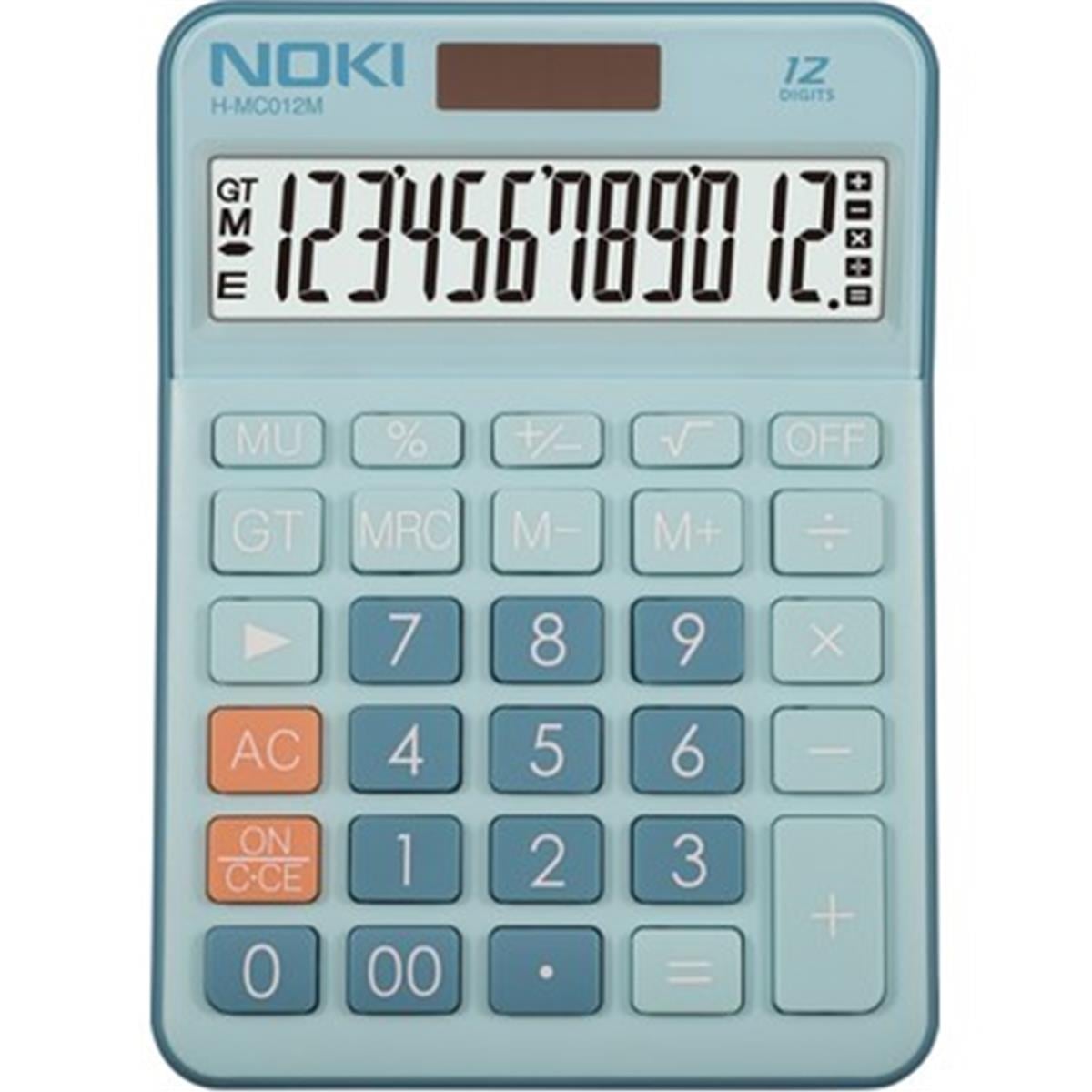 Noki H-Mc012M Hesap Makinesi Mavi 12 Hane