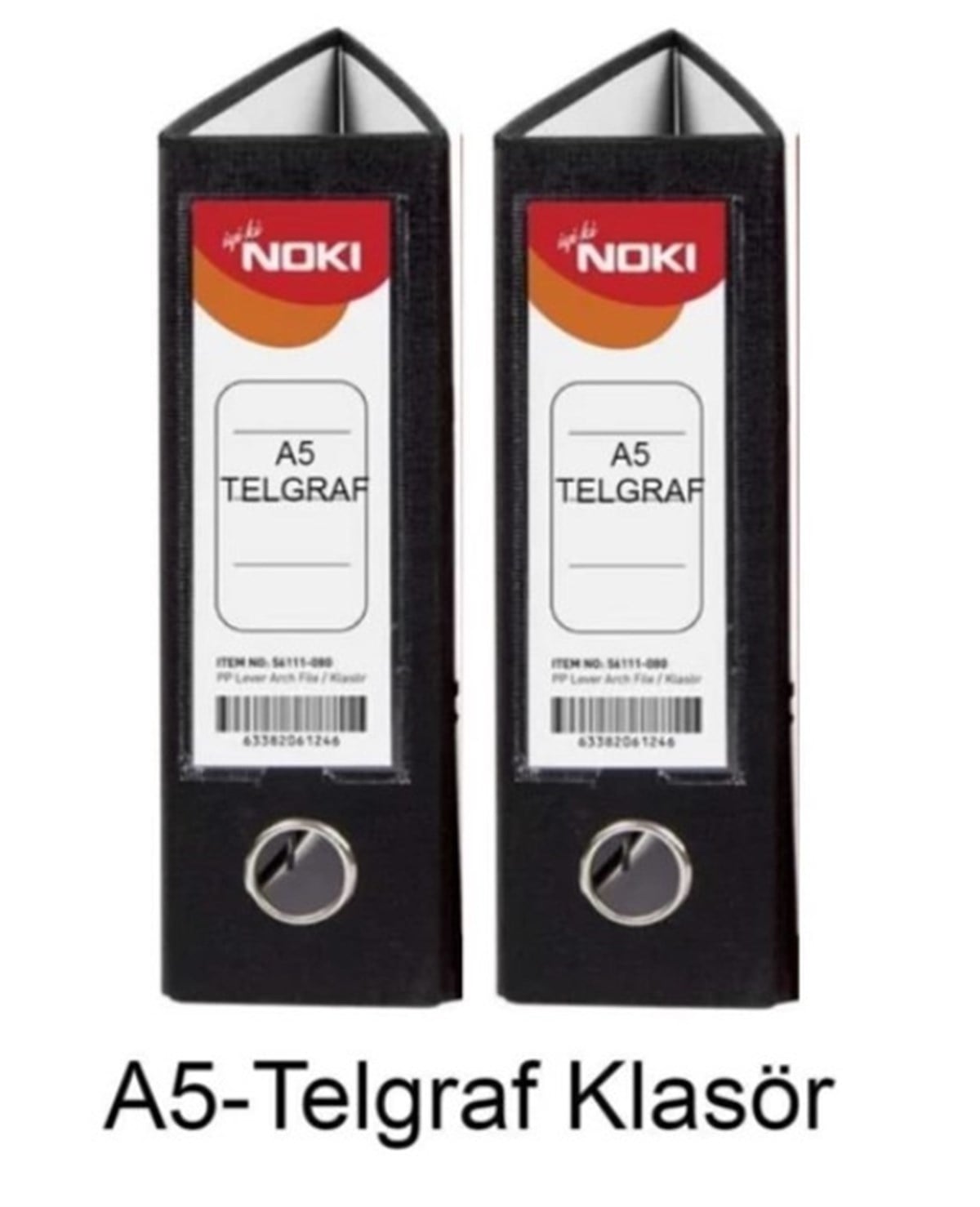 Noki Telgraf Klasör Genis A5 Siyah