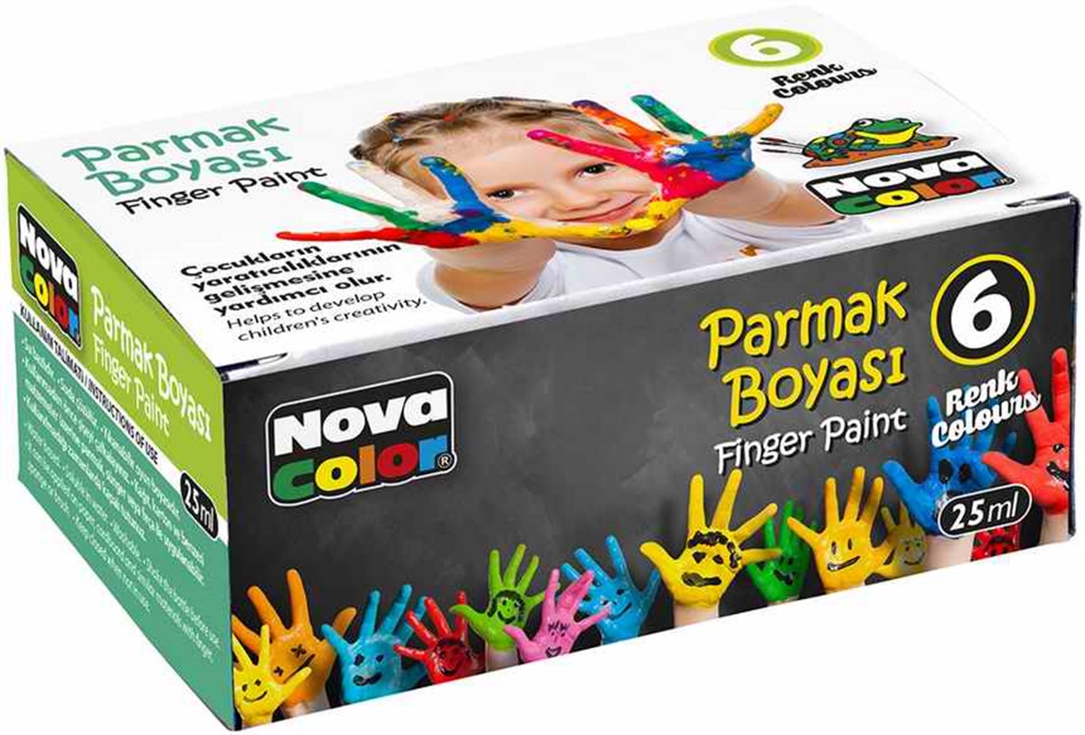 Nova Color Nc-138 Parmak Boyasi 6 Renk