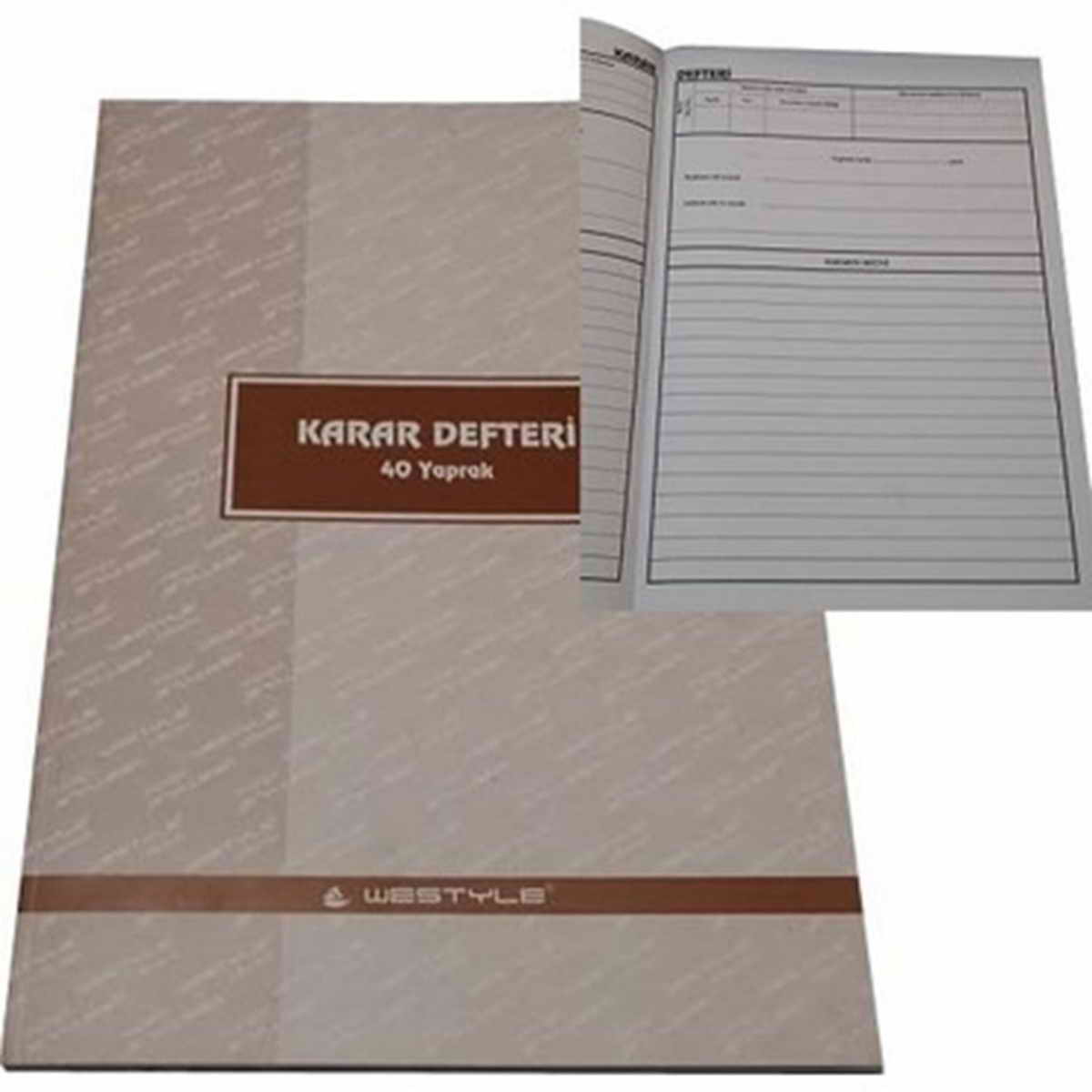 Özkan Bm144 Karar Defteri Numaralı 40 Yaprak