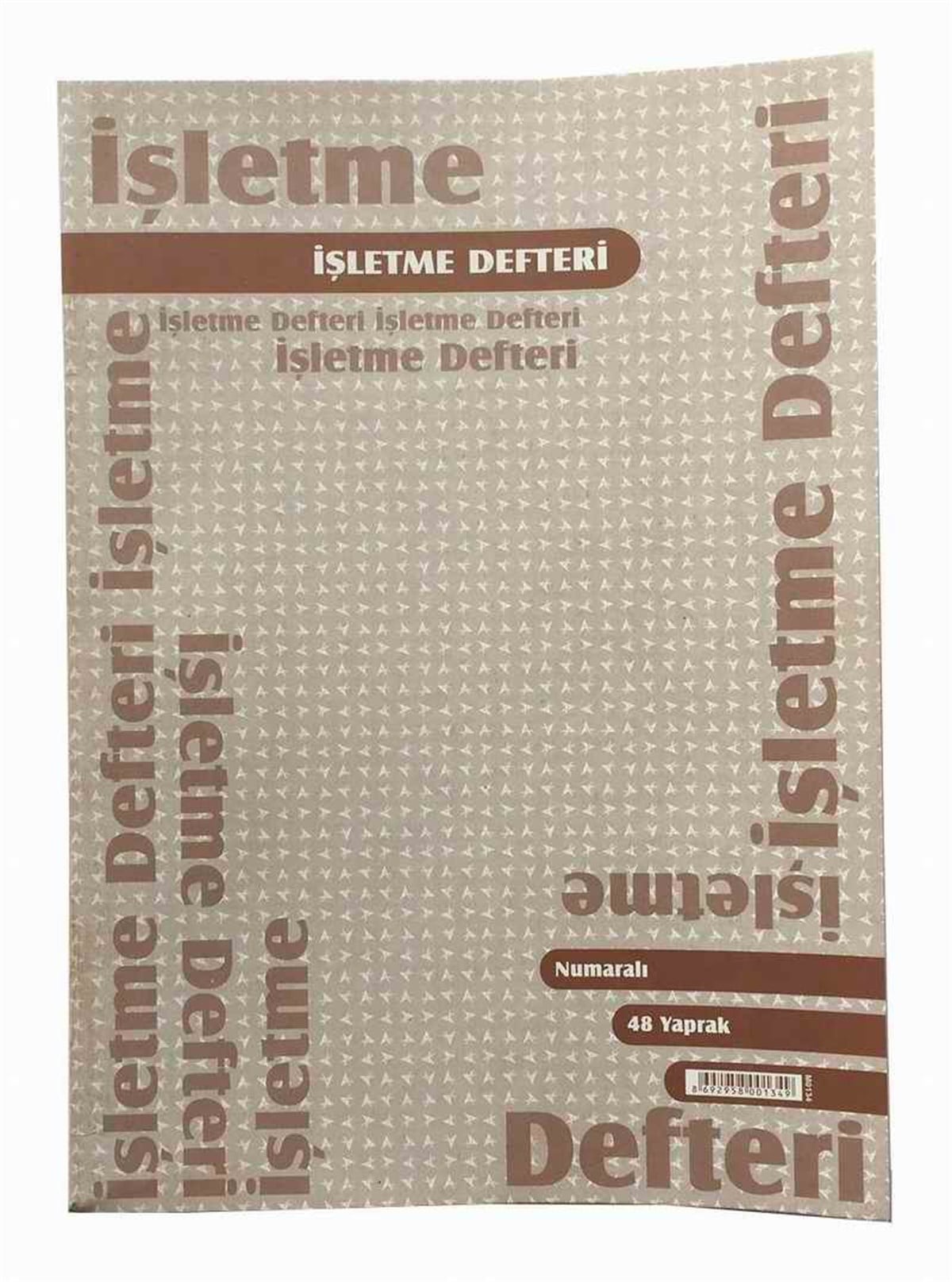 Özkan M0134 Isletme Defteri Numarali 48 Yaprak 