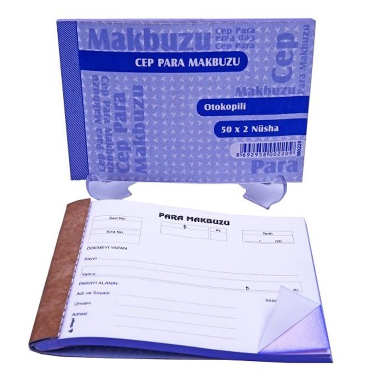 Özkan M0221 No:2 Cep Para Makbuzu Otokopili 50*2  