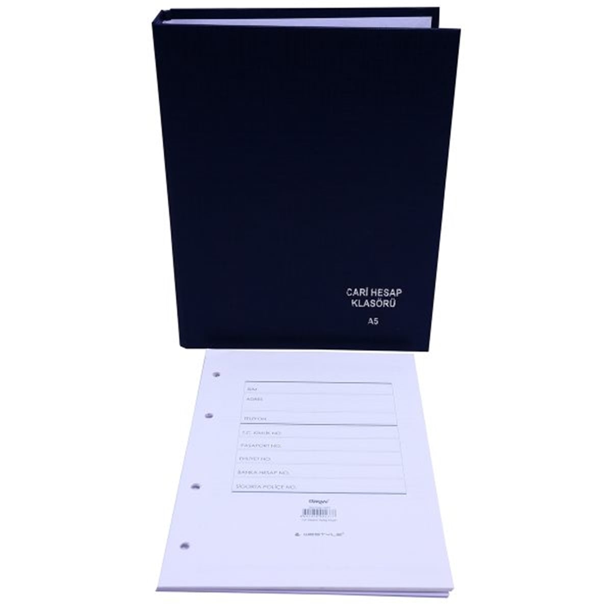 Özkan M0235 A5 Cari Hesap Klasörü Yedekli (Takim) 