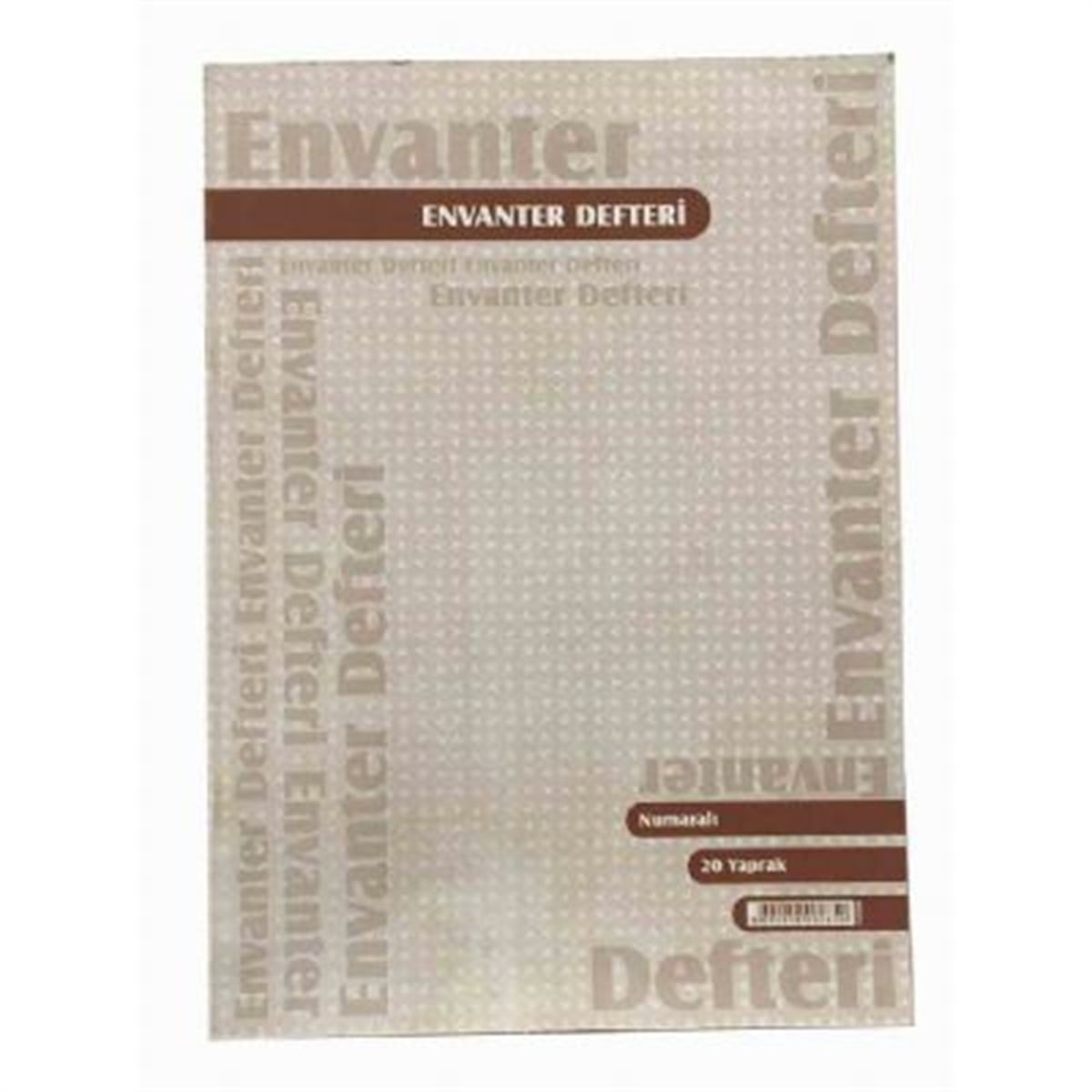 Özkan M0265 Envanter Defteri Numarali 20 Yaprak (1-2-3) 