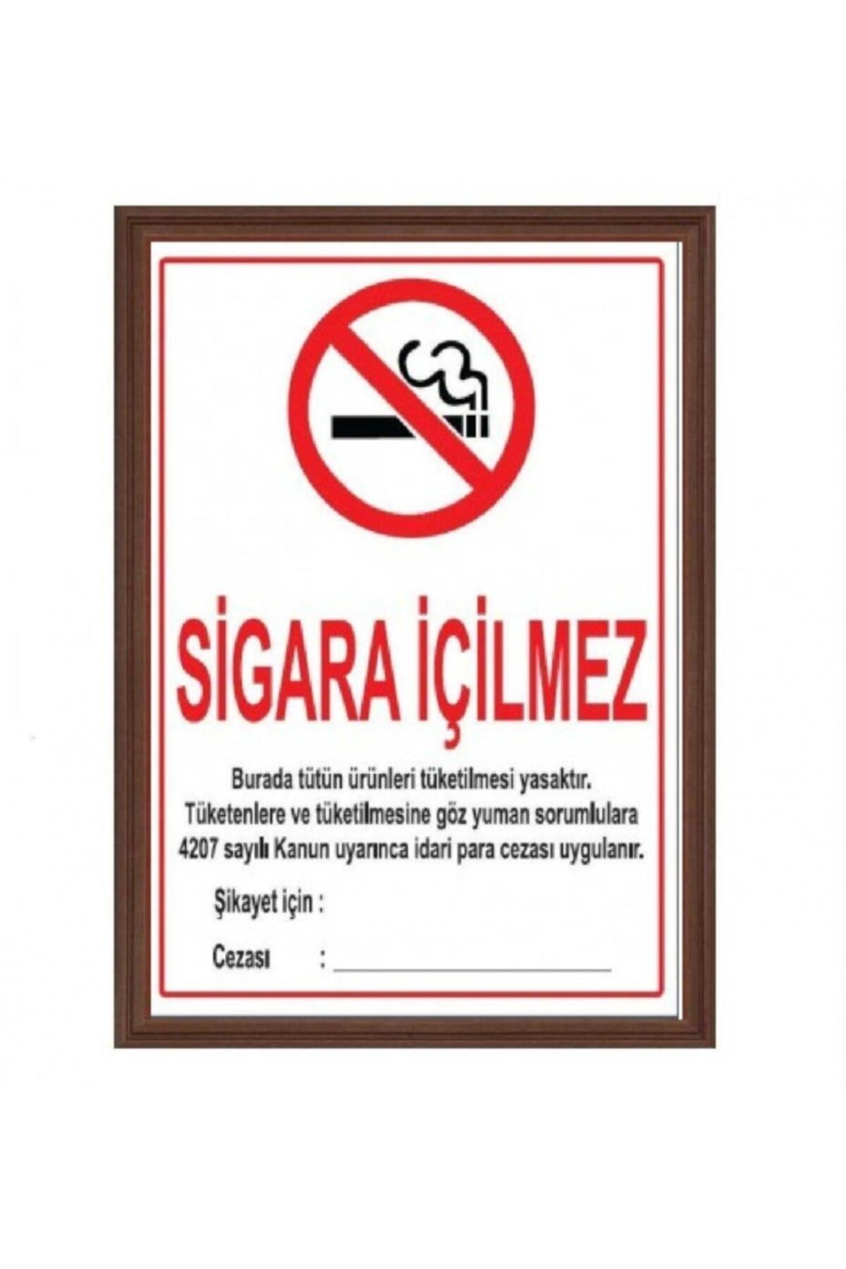 Panda 517 Sigara Içilmez Mdf Çerçeveli Pano