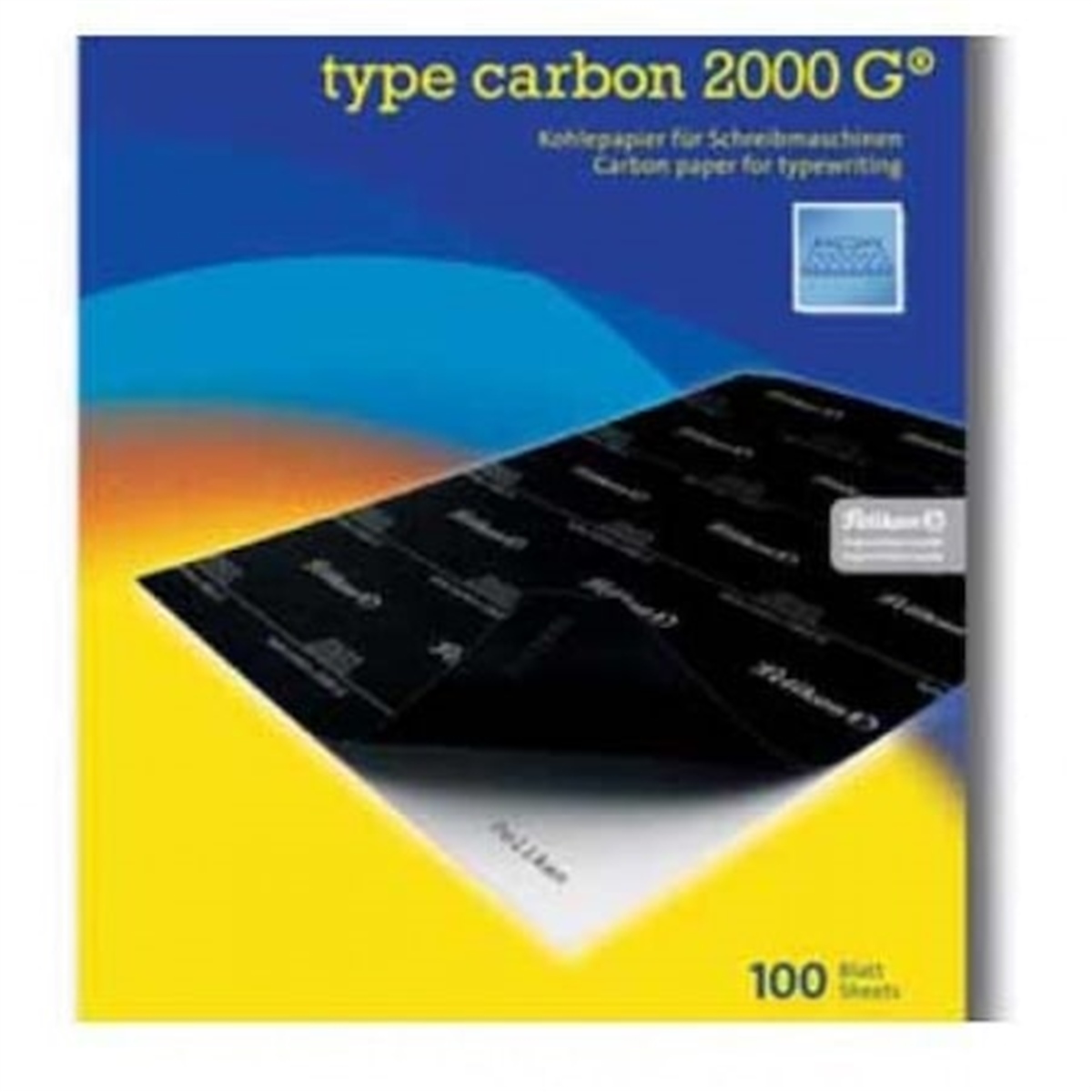Pelikan 2000G Hand Siyah Karbon Kagidi 100Lü Paket  