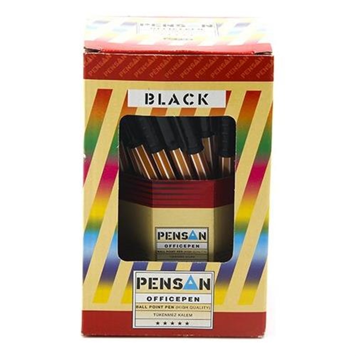 Pensan 1010 Siyah Tükenmez Kalem 1Mm 60Li Paket