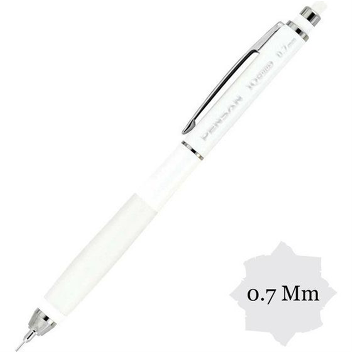 Pensan 21130 Iq Plus Versatil Kalem 0.7 MM Beyaz Renk