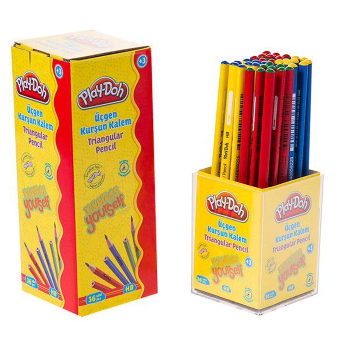 Play-Doh Kk-003 Üçgen Kursun Kalem Adet
