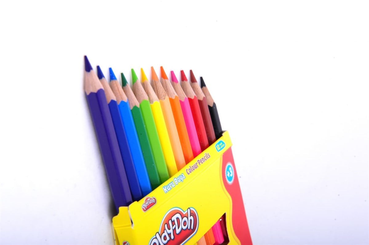 Play-Doh Ku001 12 Renk Kuruboya Tam Boy