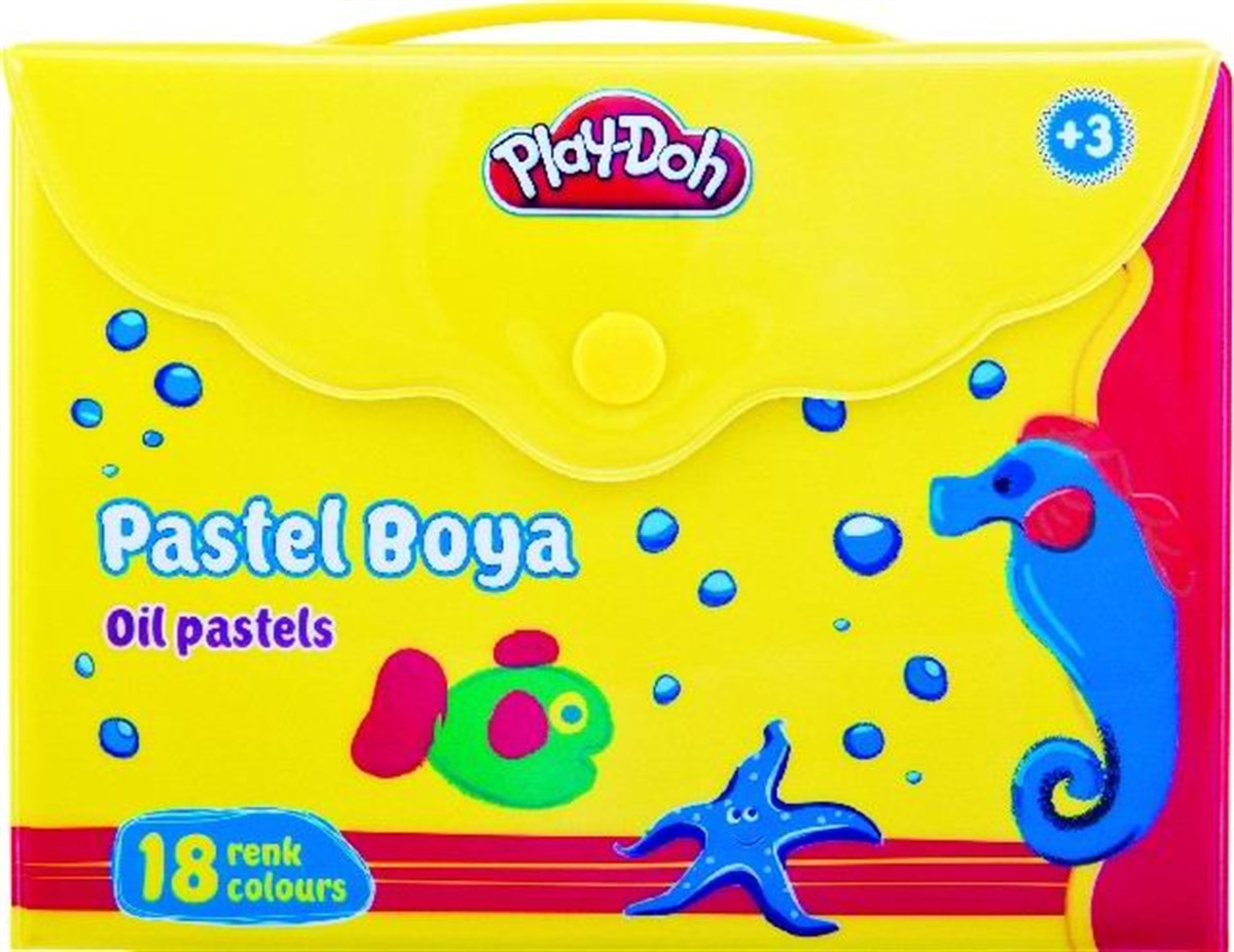 Play-Doh Pa-006 Pastel Boya Çantali 18 Renk
