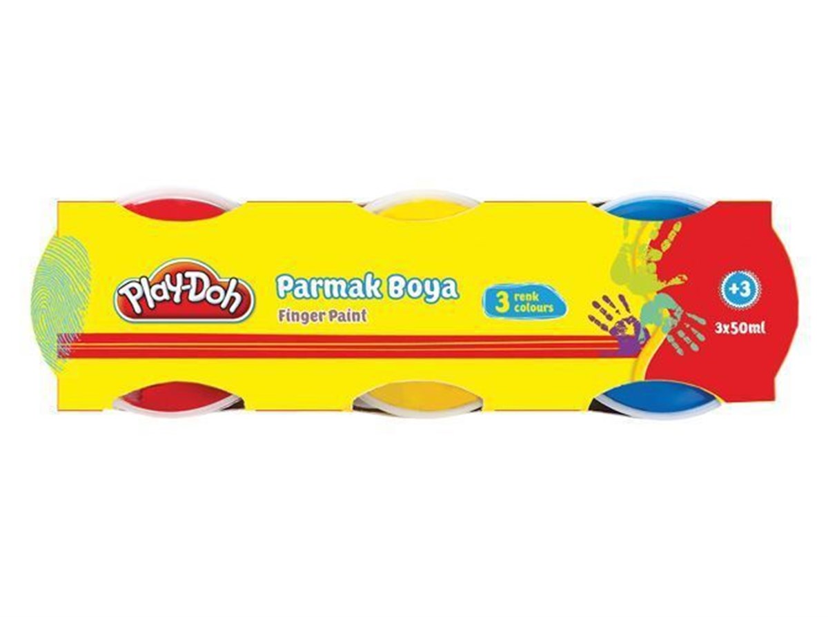 Play-Doh Pr002 3 Renk Parmak Boyasi 50Ml