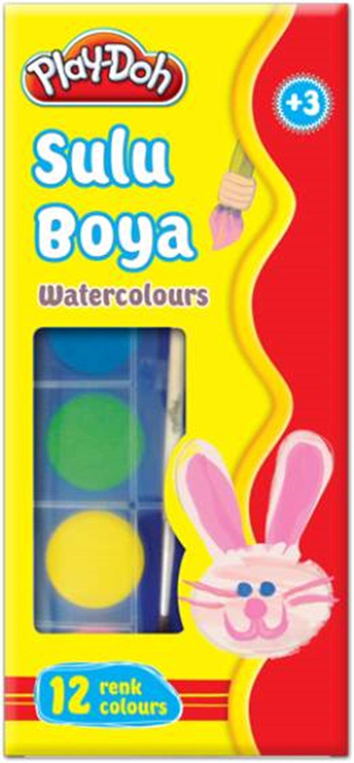 Play-Doh Su-002 Suluboya 12 Renk Küçük 23Mm