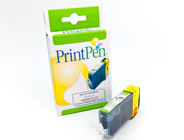 PRINTPEN CANON CLI-521BK Black (10,5ml.)