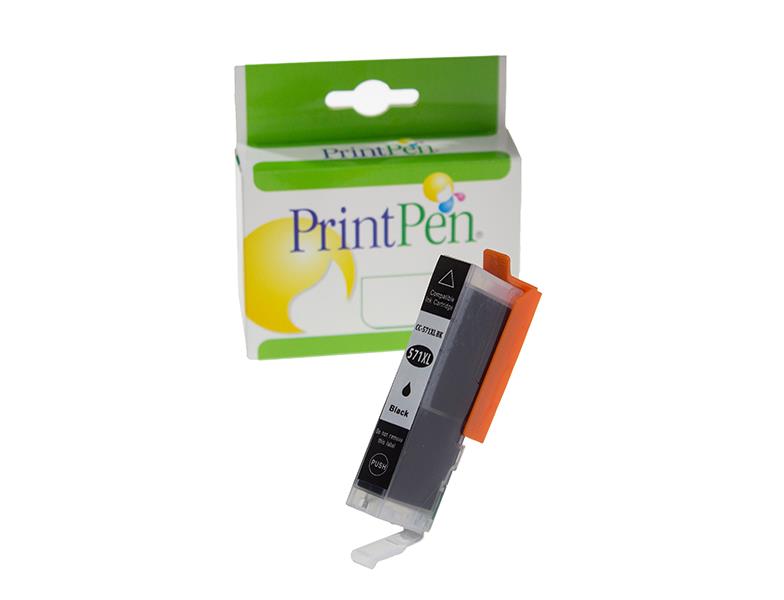 PRINTPEN CANON CLI-571XLB Black Yüksek Kapasite (12,5ml.)