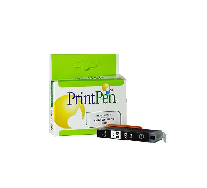 PRINTPEN CANON CLI-581XXLBK Black Extra Yüksek Kapasite (14,5ml.)