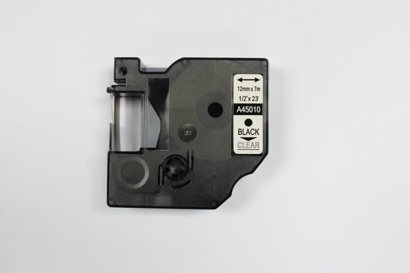 PRINTPEN DYMO D1 45010 SEFFAF ETIKETE SIYAH (12mm x 7m)