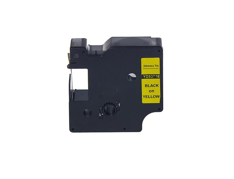 PRINTPEN DYMO D1 53718 SARI ETIKETE SIYAH (24mm x 7m)