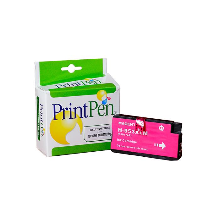 PRINTPEN HP 953XL (F6U17AE) Magenta New Firmware Yüksek Kapasite (27,0ml.)