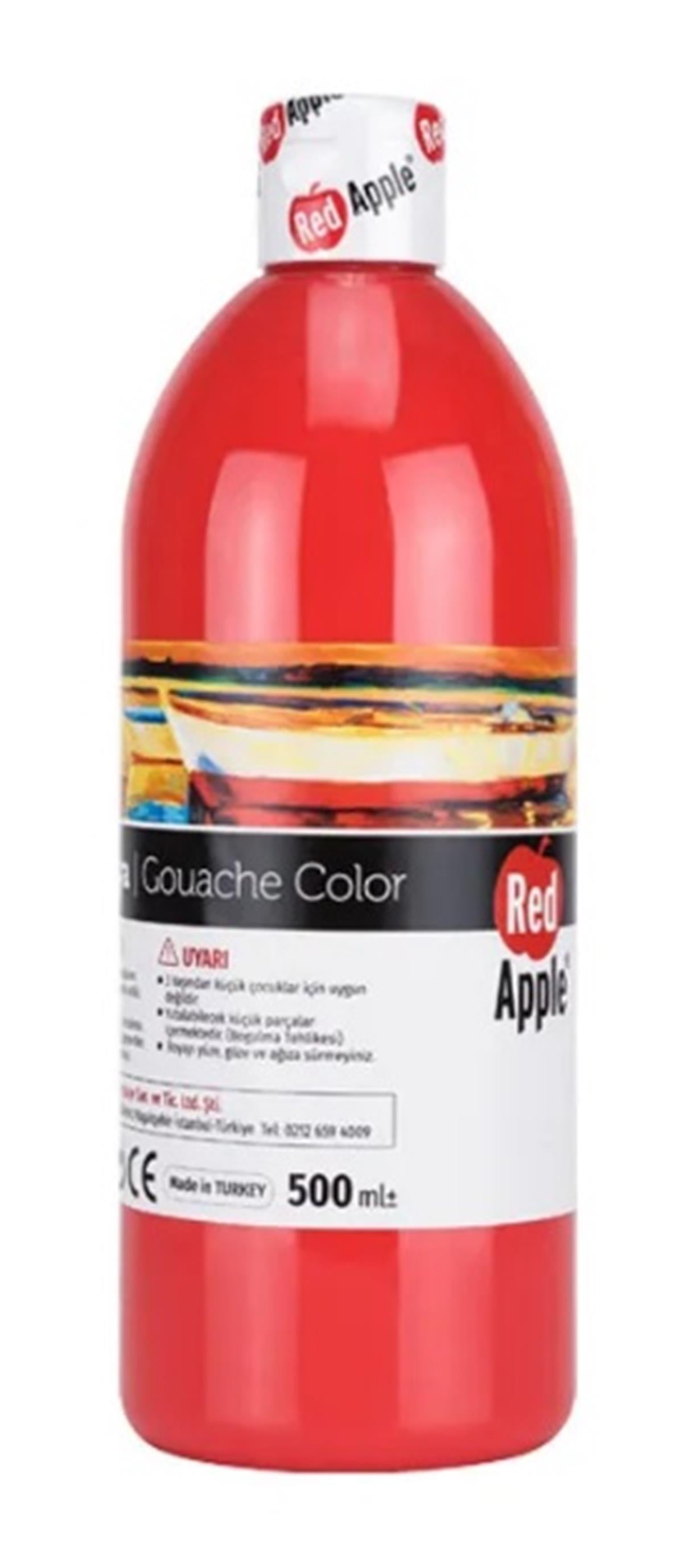 Red Apple RG150-12 Guaj Boya Kırmızı 500 Gr