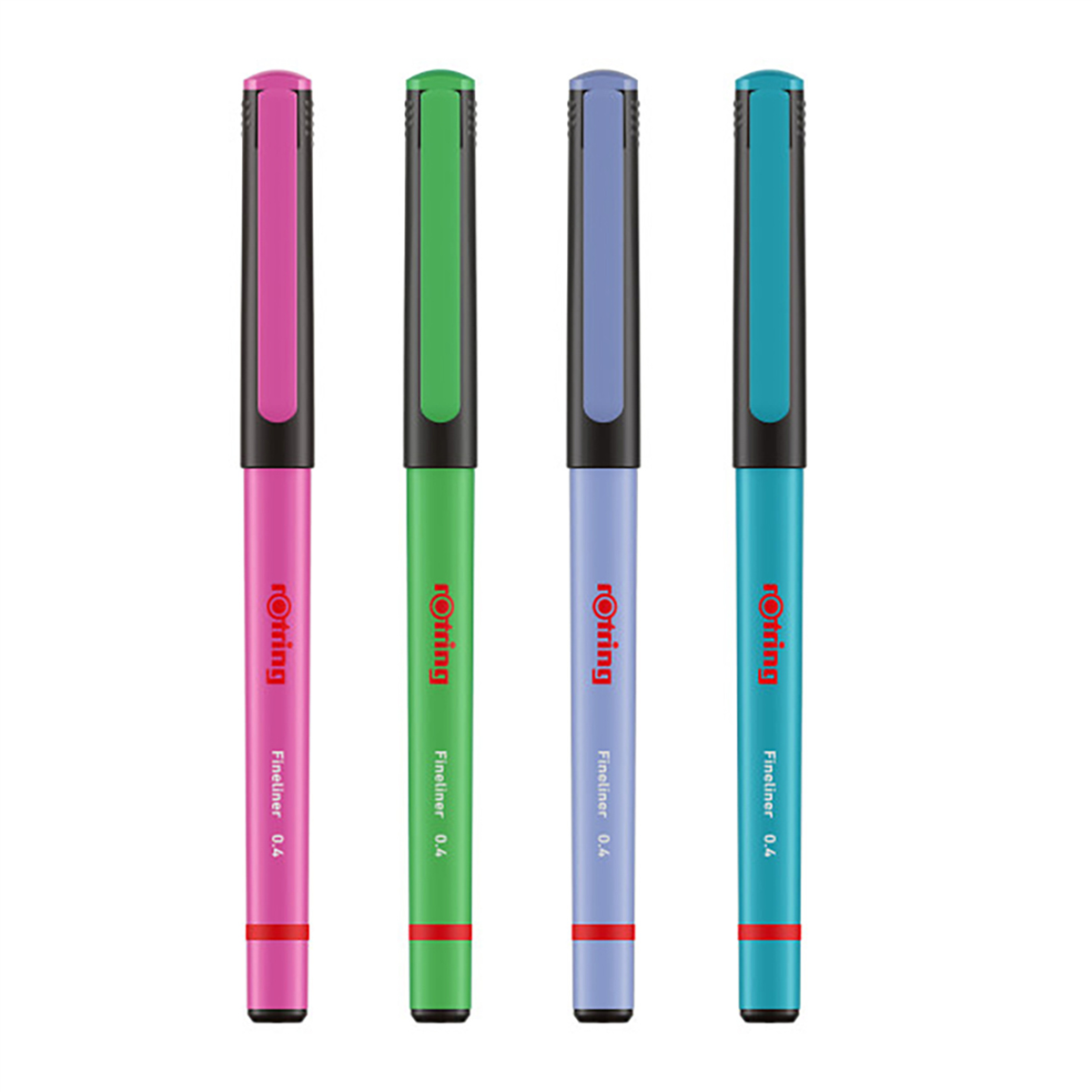Rotring FineLiner Keçe Uçlu Kalem 4 Lü Paket Canlı Renkler 2166331