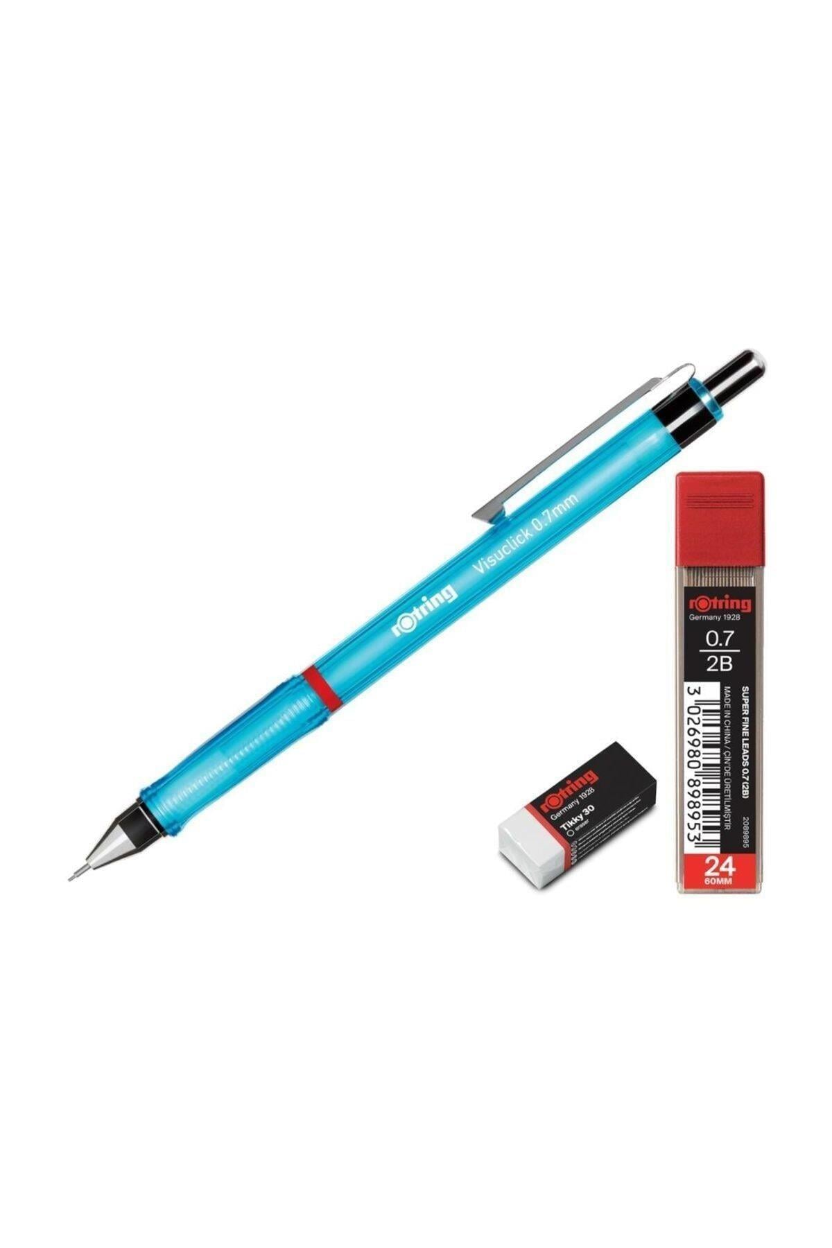 Rotring Okul Seti Visuclick Versatil/Min Silgi 0.7 MM Mavi  RO-VK07