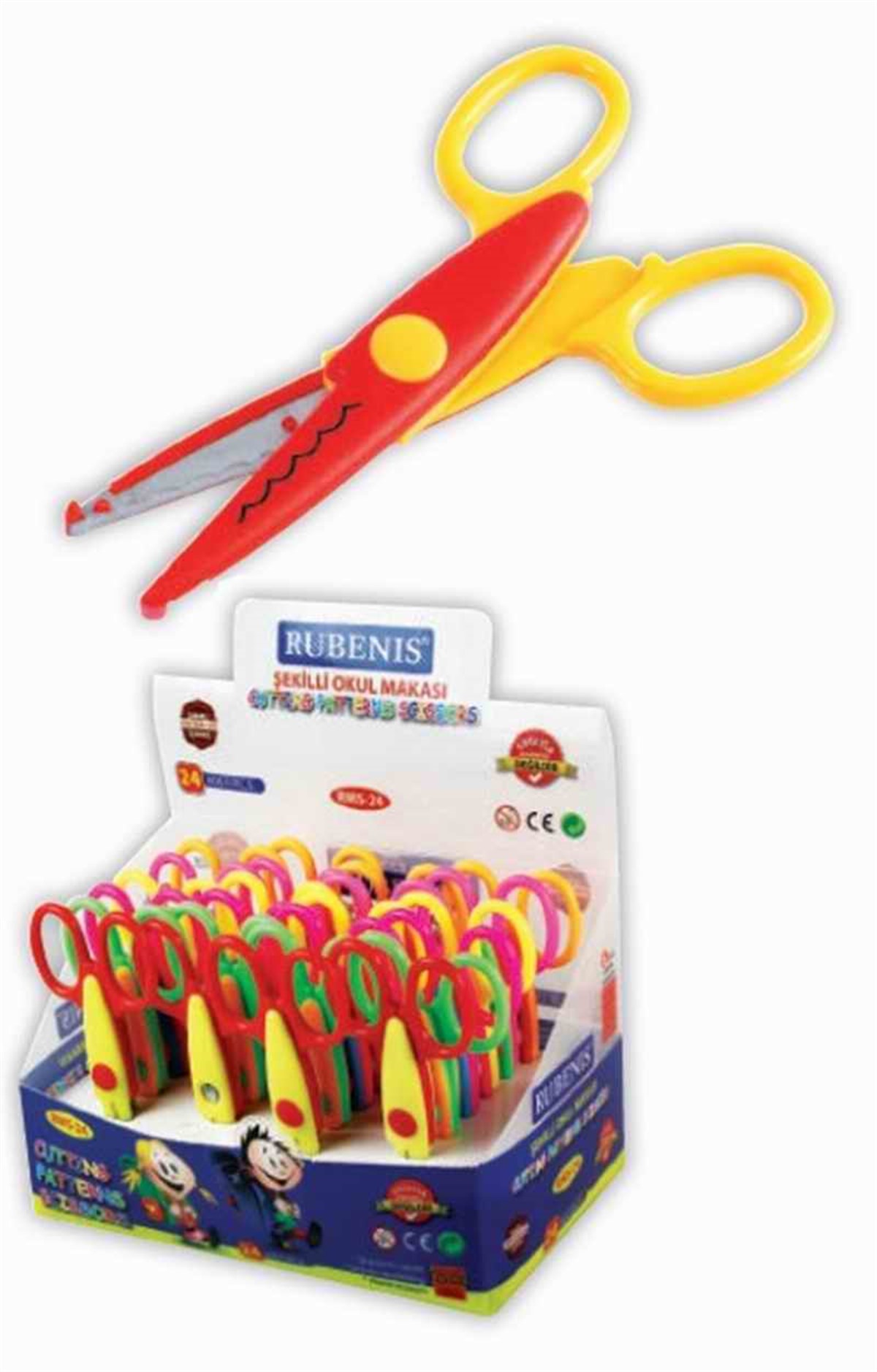 Rubenis Rms-24 6 Çesit Sekilli Ögrençi Makasi 