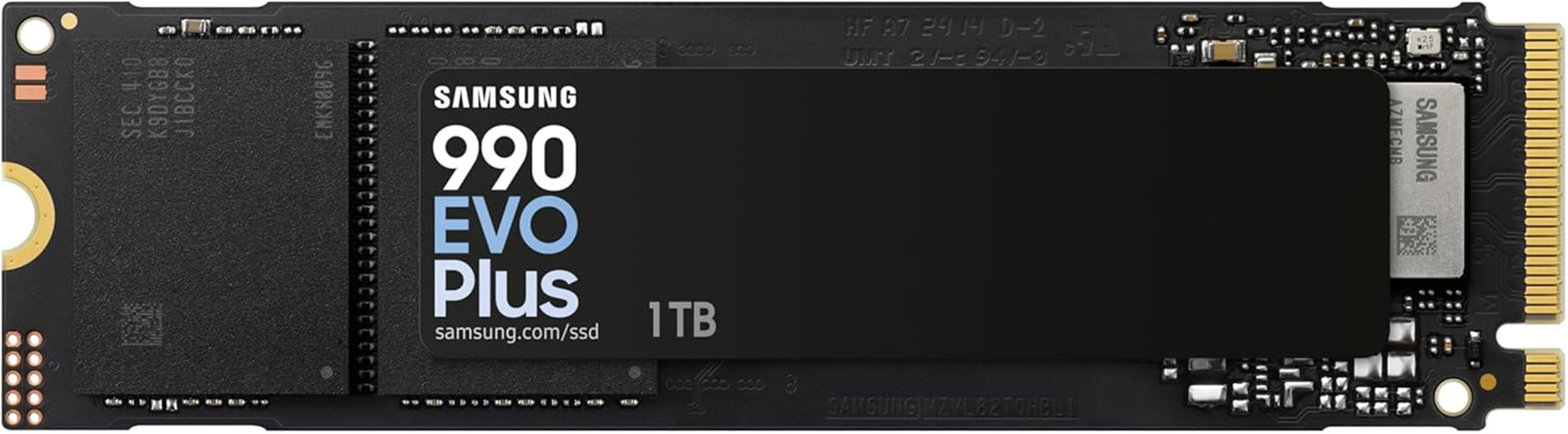 Samsung 1TB 990 EVO PLUS MZ-V9S1T0BW 7150-6300 MB-sn PCIe NVMe M.2 SSD Disk
