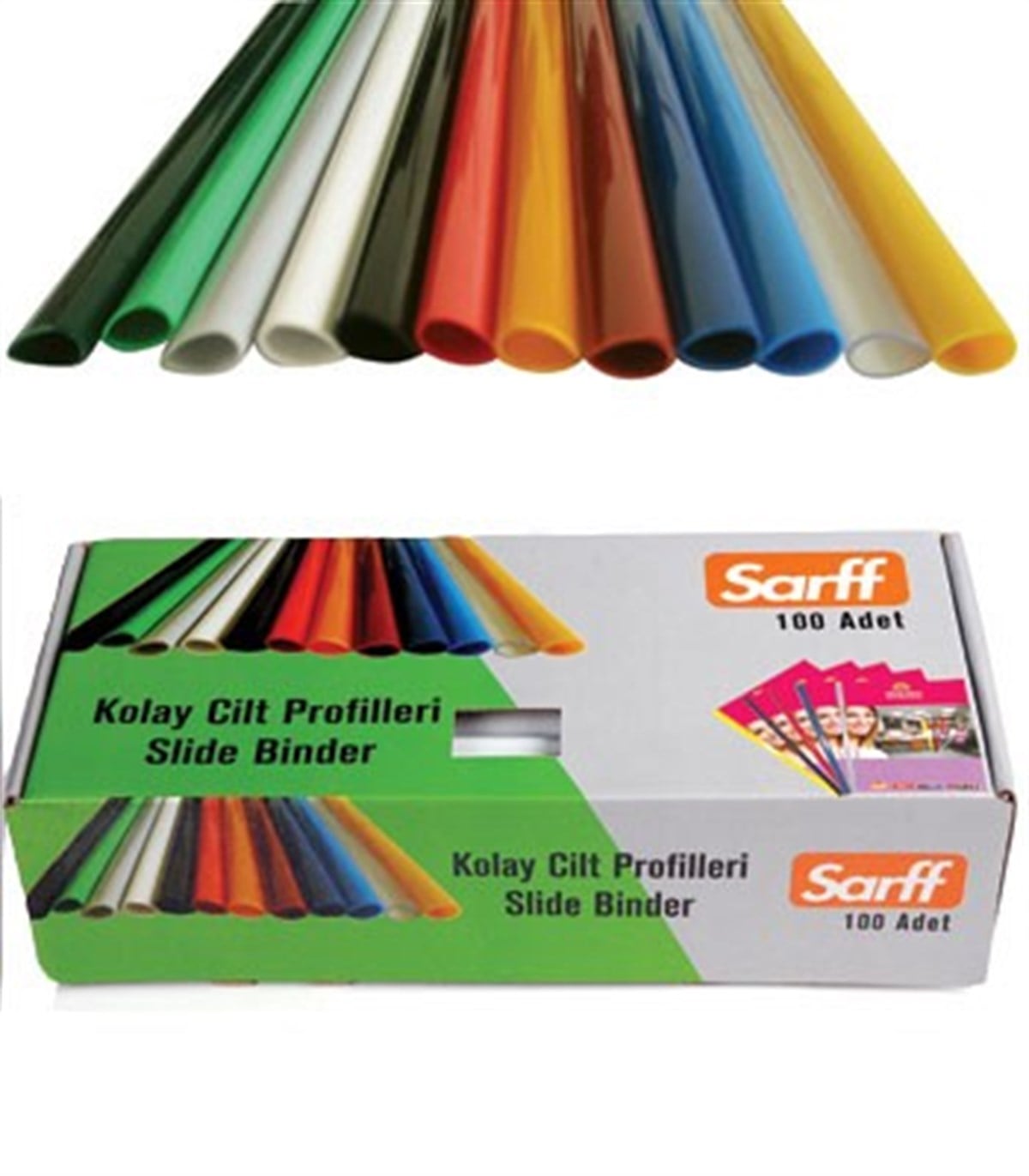 Sarff 15203006 6Mm Sirtlik Seffaf 100Lü Paket