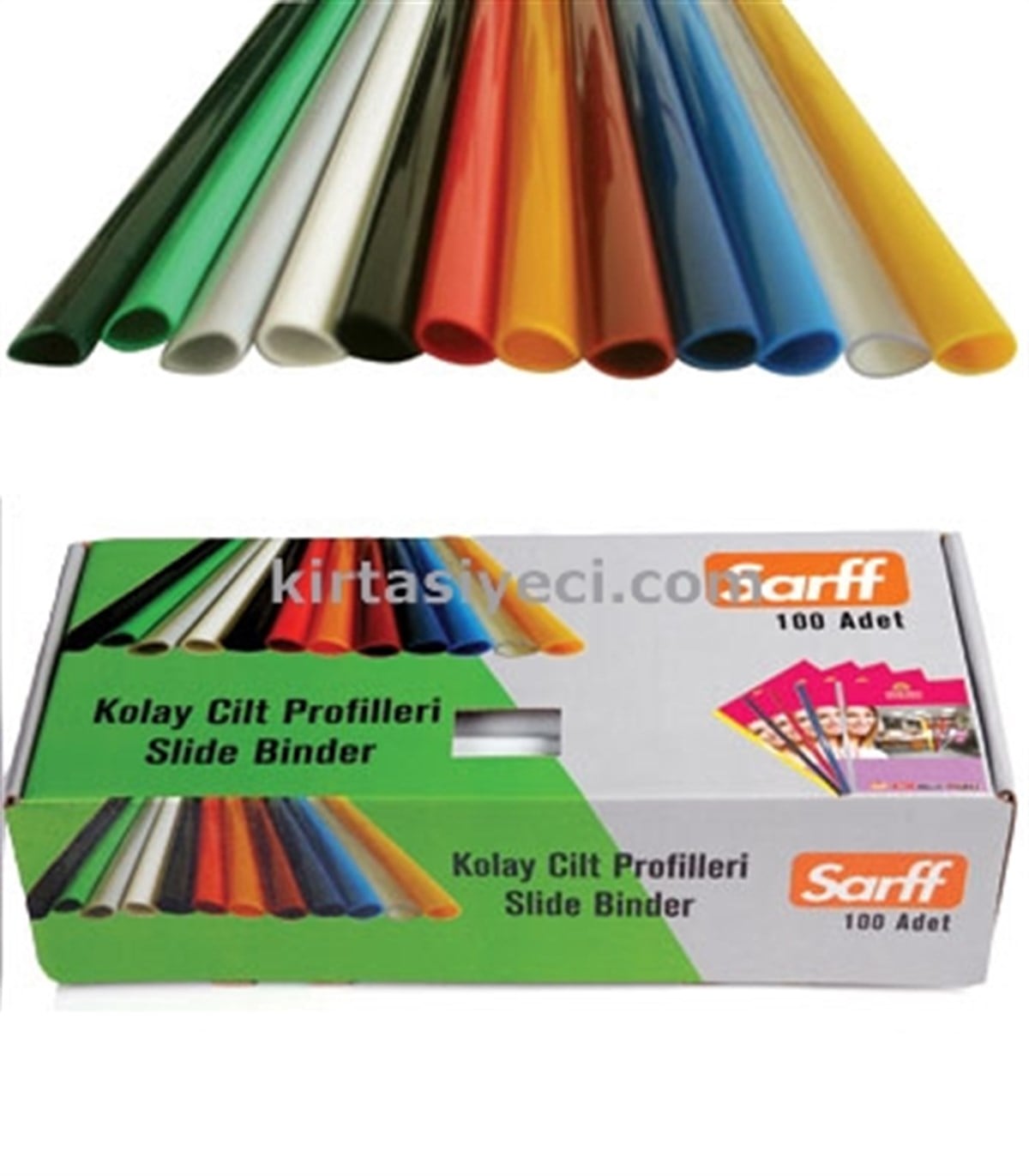 Sarff 15203008 10 Mm Oval Sirtlik Beyaz 100Lü Paket