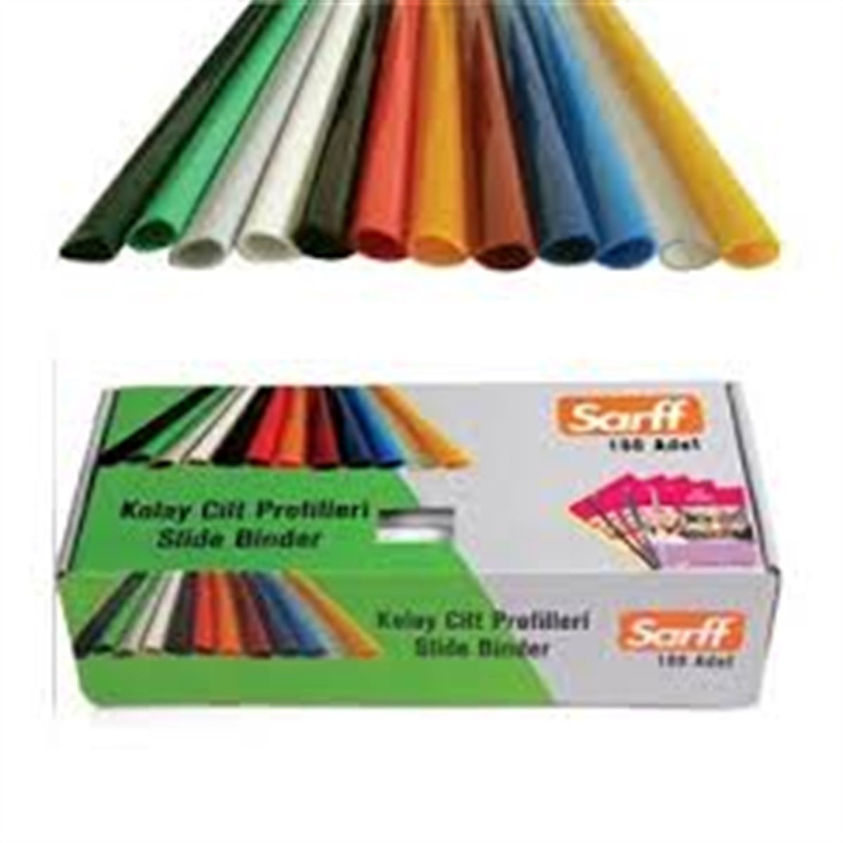 Sarff 15203011 10Mm Oval Sirtlik Kirmizi 100Lü Paket