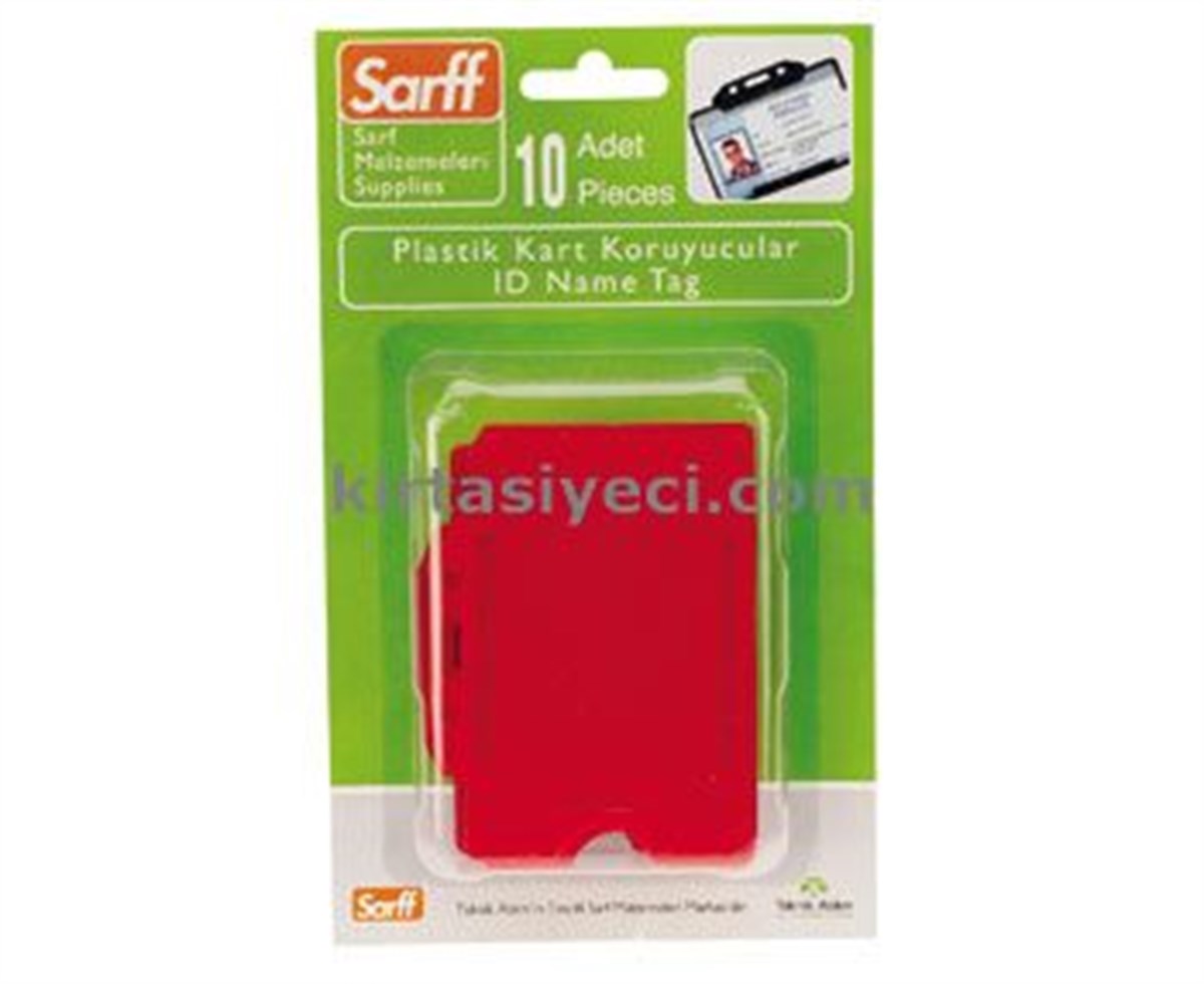 Sarff 15209029 Kart Koruyucu Seffaf 10Lu