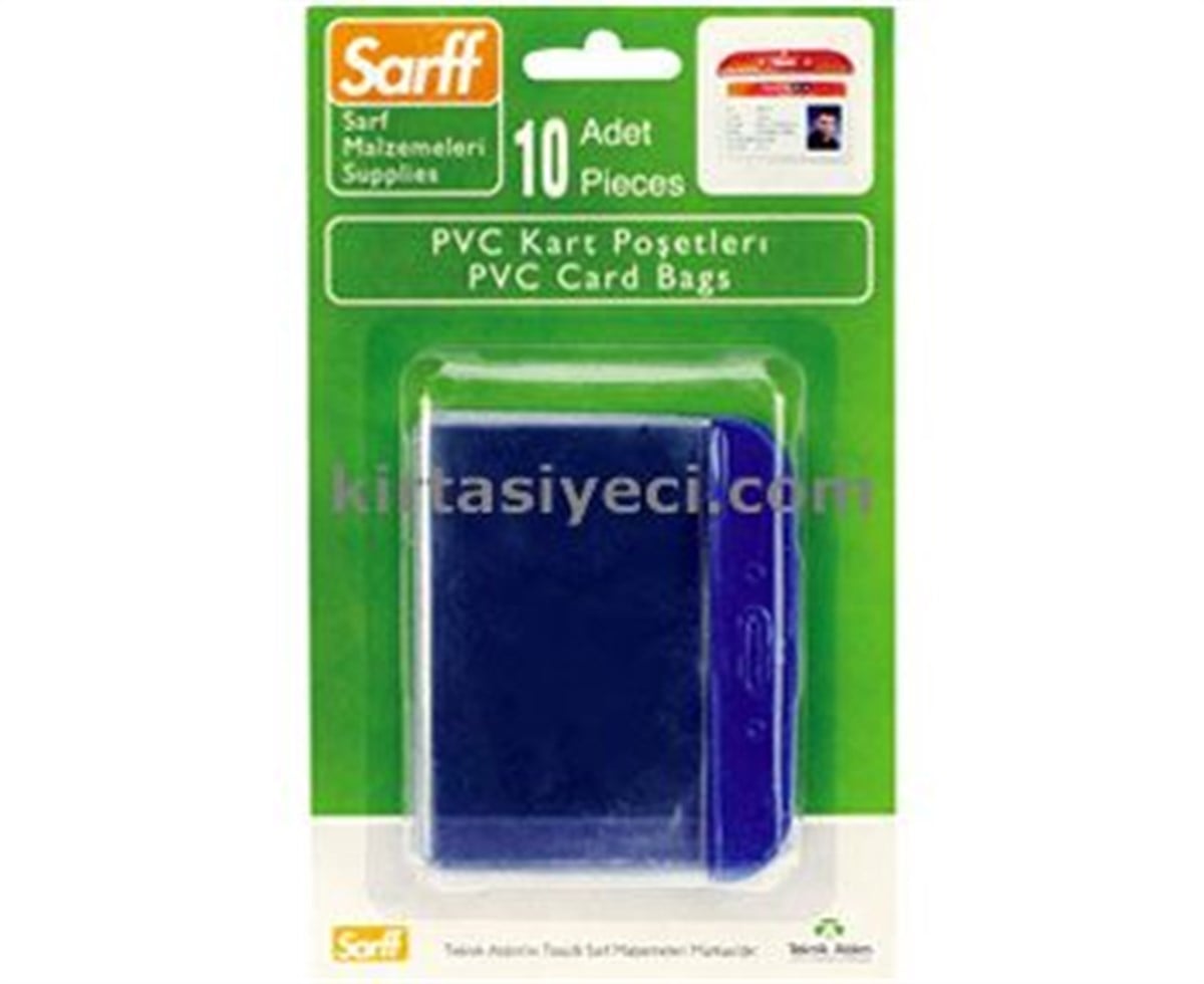 Sarff 15209041 Kart Poseti Beyaz 10Lu