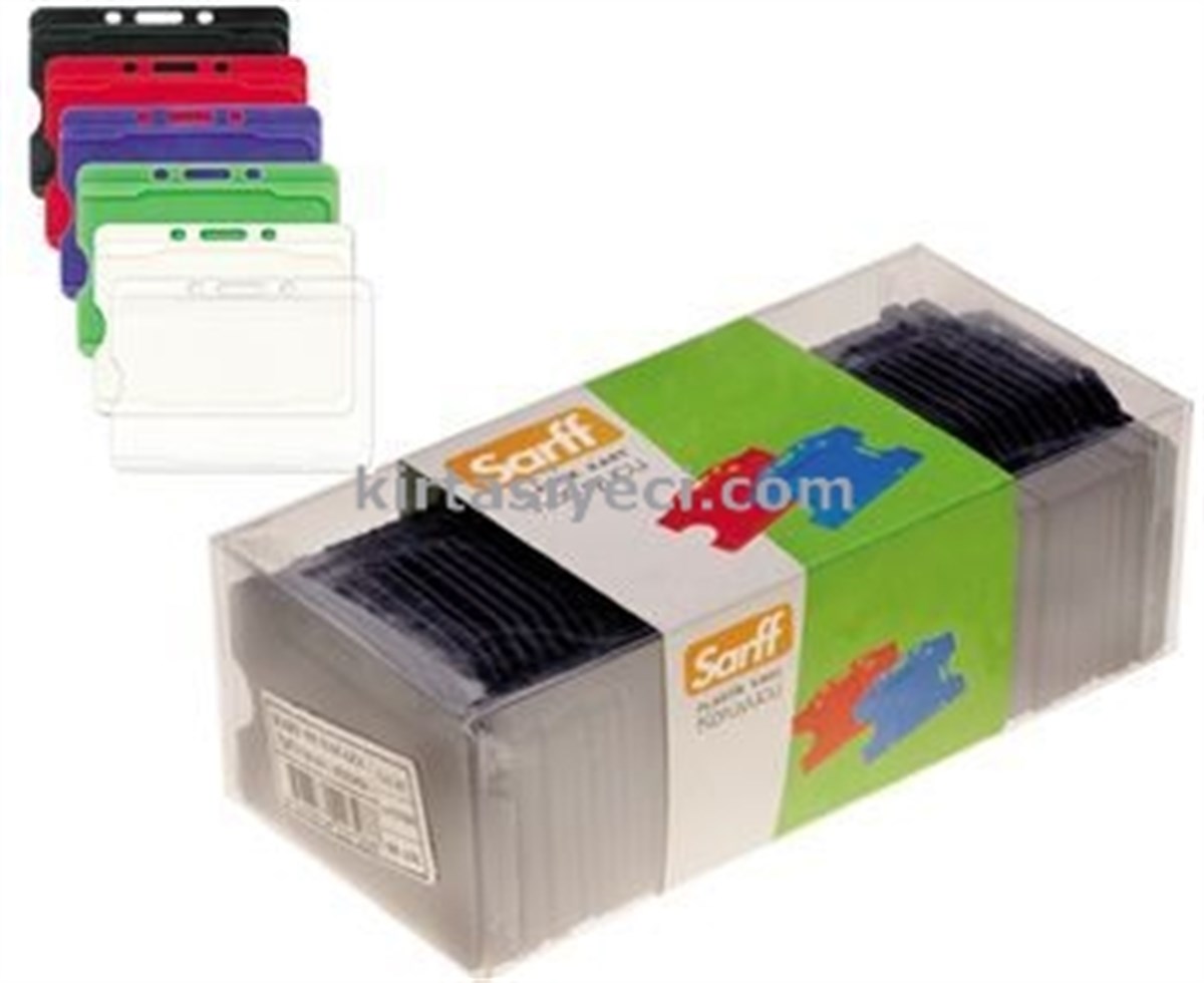 Sarff 15323025 Kart Muhafaza Dik Seffaf 50Li Paket