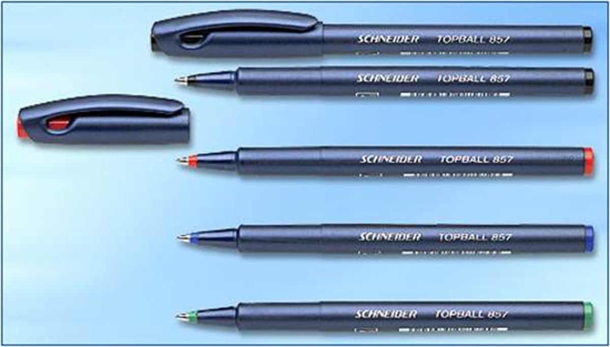 Schneider Topball 857 Roller Kalem Siyah