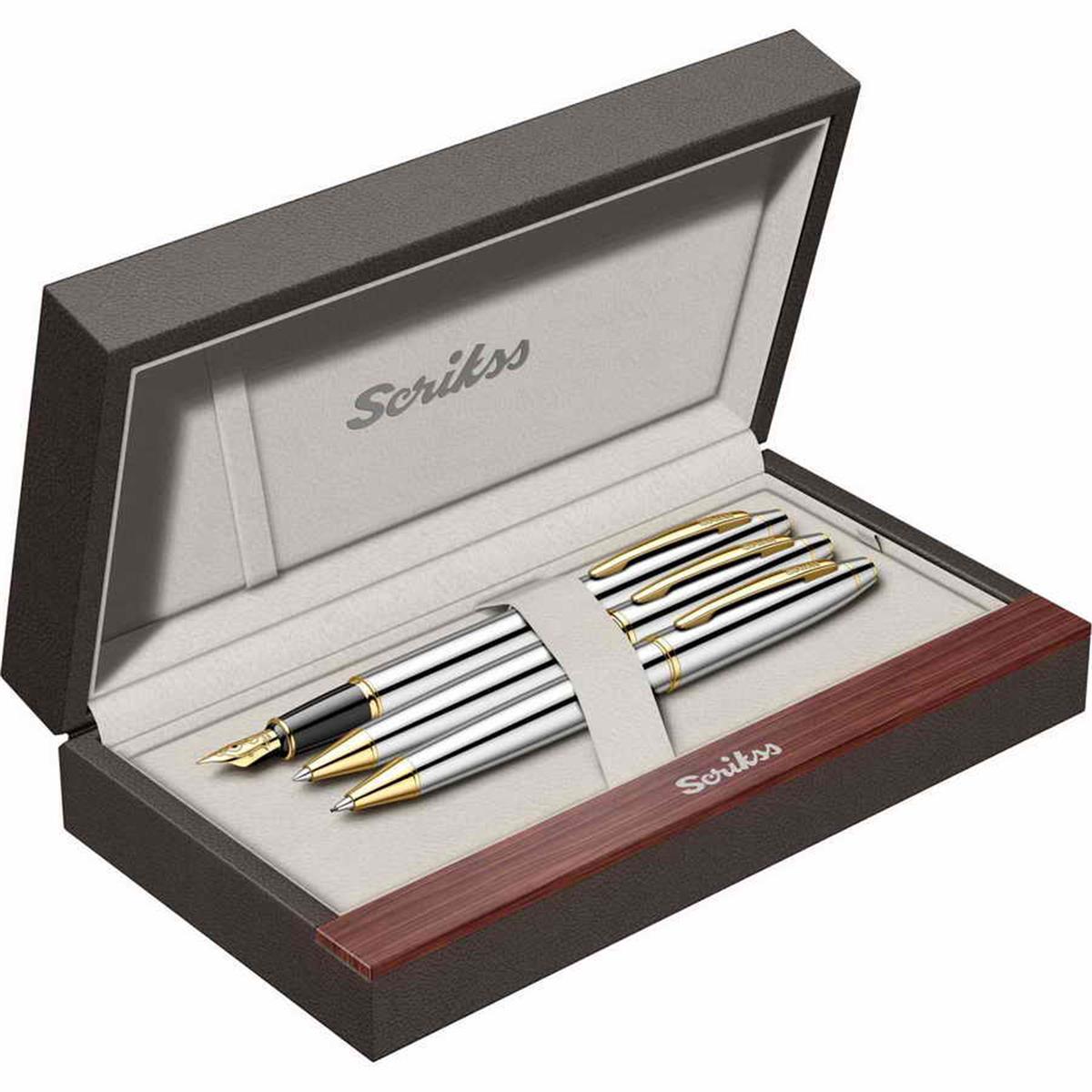 Scrikss 35 3 Lü Takim Gold Krom